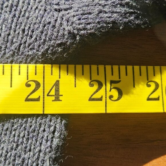 Men Blue Ribbed Sweater XL Cozy Grandpacore Fall Layering Dadcore Warm - Picture 8 of 11